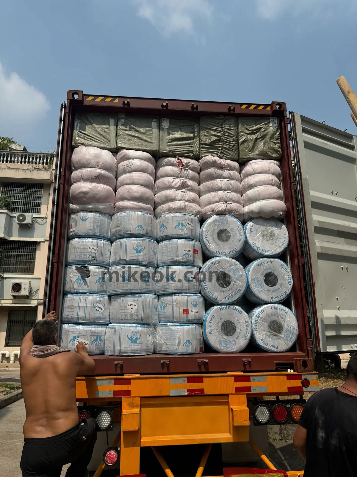 Mixed products received at warehouse